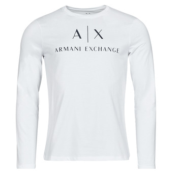 Abbigliamento Uomo T-shirts a maniche lunghe Armani Exchange 8NZTCH Bianco