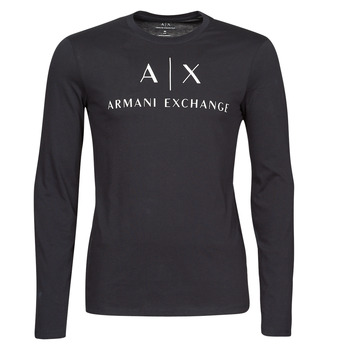 Abbigliamento Uomo T-shirts a maniche lunghe Armani Exchange 8NZTCH Marine