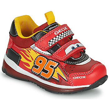 Scarpe Bambino Sneakers basse Geox TODO Rosso / Giallo