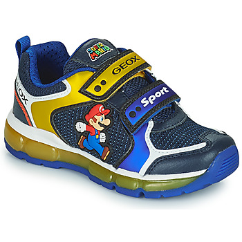 Scarpe Bambino Sneakers basse Geox ANDROID Blu / Giallo