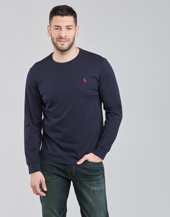 Abbigliamento Uomo T-shirts a maniche lunghe Polo Ralph Lauren DRENNI Marine