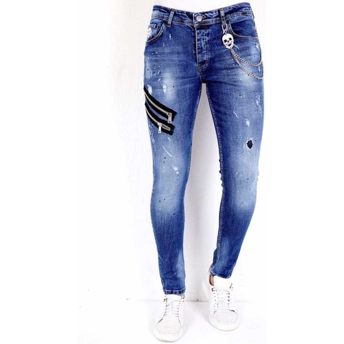 Abbigliamento Uomo Jeans slim Local Fanatic 120177030 Blu