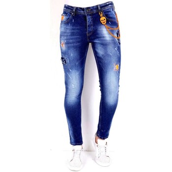 Abbigliamento Uomo Jeans slim Local Fanatic 120177404 Blu