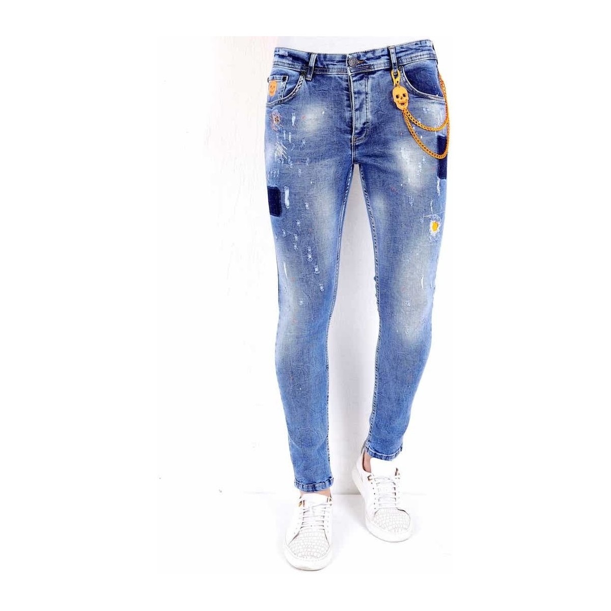 Abbigliamento Uomo Jeans slim Local Fanatic 120168254 Blu