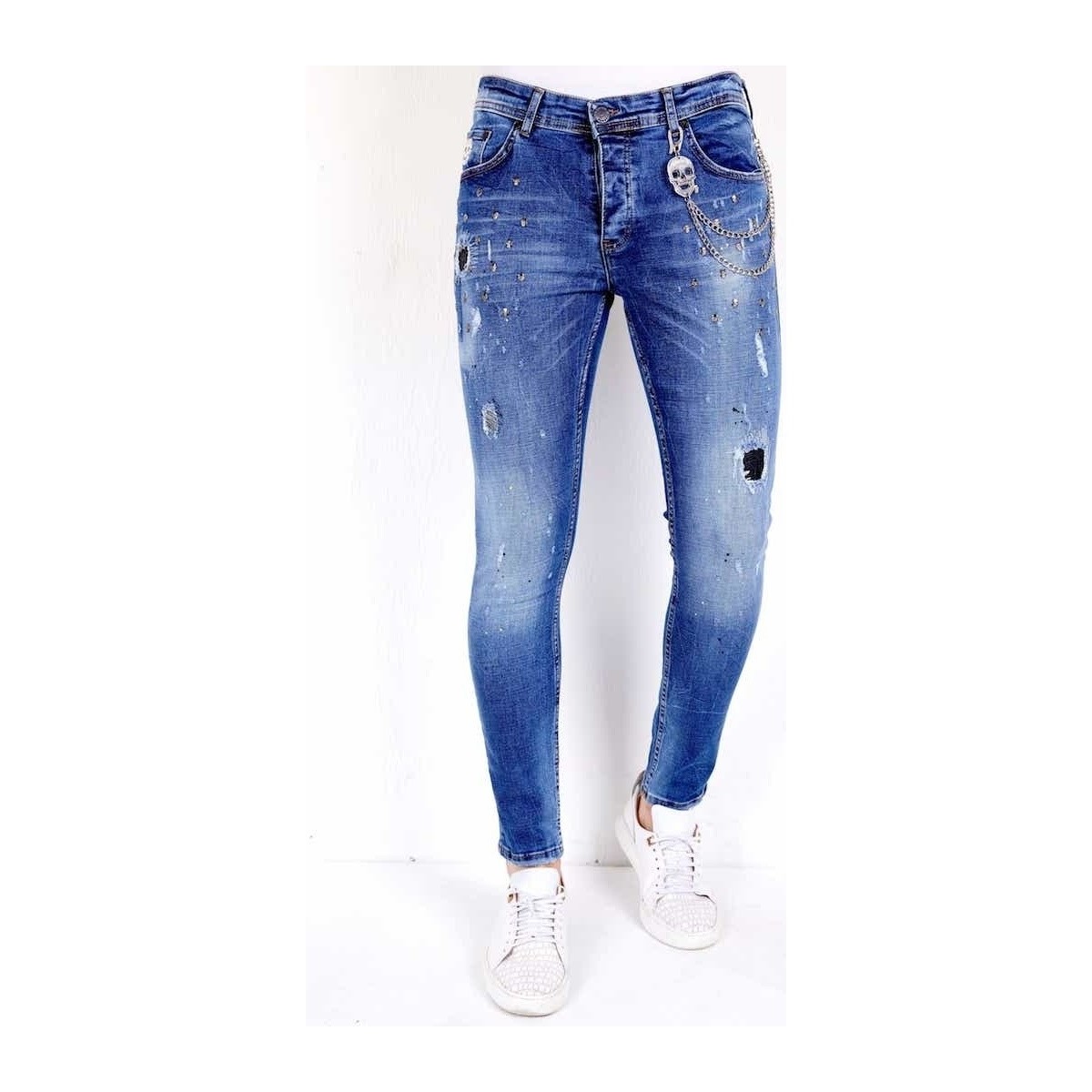 Abbigliamento Uomo Jeans slim Local Fanatic 120176390 Blu