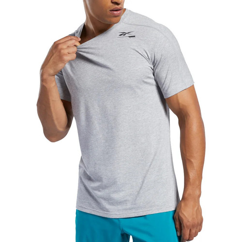 Abbigliamento Uomo T-shirt maniche corte Reebok Sport FK6317 Grigio