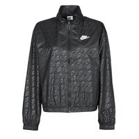 Abbigliamento Donna giacca a vento Nike W NSW WVN GX JKT FTRA Nero / Bianco