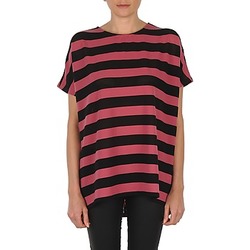 Abbigliamento Donna T-shirt maniche corte Vero Moda CHELLA 2/4 LONG TOP KM Nero / Rosa