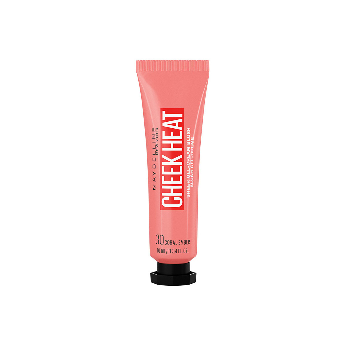 Bellezza Blush & cipria Maybelline New York Cheek Heat Sheer Gel-cream Blush 30-coral Ember 