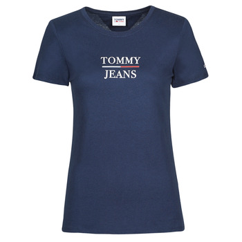 Abbigliamento Donna T-shirt maniche corte Tommy Jeans TJW SKINNY ESSENTIAL TOMMY T SS Marine