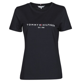 Abbigliamento Donna T-shirt maniche corte Tommy Hilfiger HERITAGE HILFIGER CNK RG TEE Marine