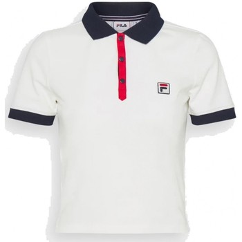 Abbigliamento Donna T-shirt & Polo Fila Polo  Hateya Cropped Shirt 688538 Donna Bianco Bianco