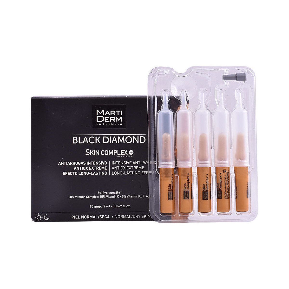 Bellezza Antietà & Antirughe Martiderm Black Diamond Skin Complex Fiale Avanzate 10 X 