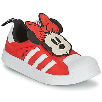 Scarpe Bambina Sneakers basse adidas Originals SUPERSTAR 360 C Rosso / Minnie