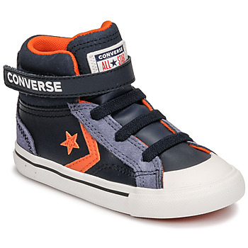 Scarpe Unisex bambino Sneakers alte Converse PRO BLAZE STRAP LEATHER TWIST HI Blu