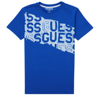 Abbigliamento Bambino T-shirt maniche corte Guess LISTIN Blu