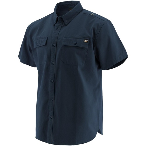 Abbigliamento Uomo Camicie maniche corte Caterpillar FS6669 Blu