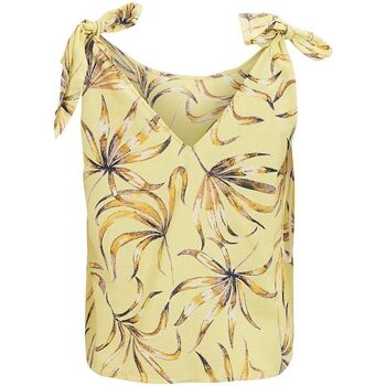 Abbigliamento Donna Top / Blusa Vila Solana Bow Strap Top - Yellow Iris Giallo