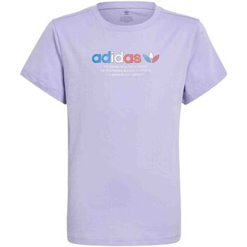 Abbigliamento Unisex bambino T-shirt & Polo adidas Originals GN7481 Viola