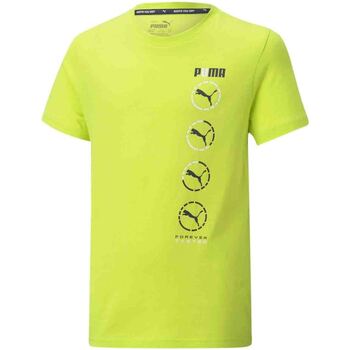Abbigliamento Unisex bambino T-shirt & Polo Puma 585855 Giallo