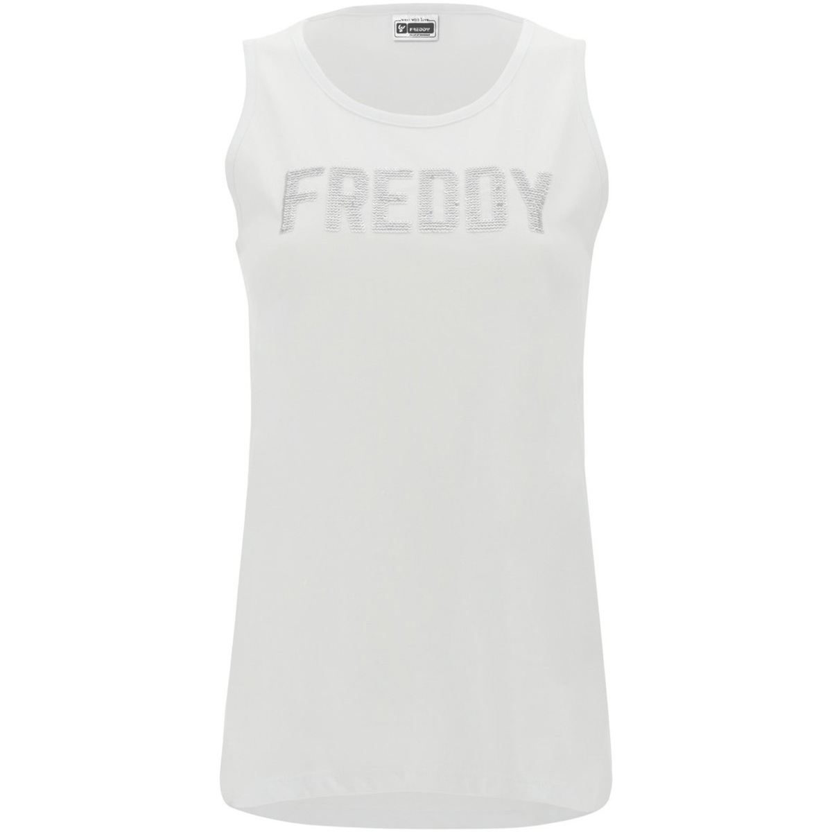 Abbigliamento Donna Top / T-shirt senza maniche Freddy S1WCLK2 Bianco