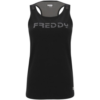 Abbigliamento Donna Top / T-shirt senza maniche Freddy S1WTBK1 Nero