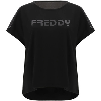 Abbigliamento Donna T-shirt maniche corte Freddy S1WTBT3 Nero