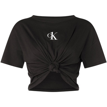 Abbigliamento Donna T-shirt & Polo Calvin Klein Jeans KW0KW01366 Nero