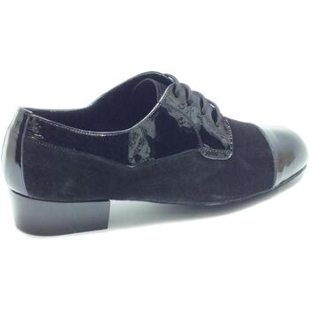 Vitiello Dance Shoes Standard Camoscio e Verniciato Nero