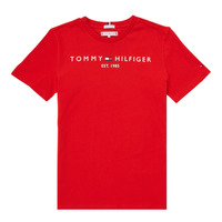 Abbigliamento Unisex bambino T-shirt maniche corte Tommy Hilfiger AIXOU Rosso