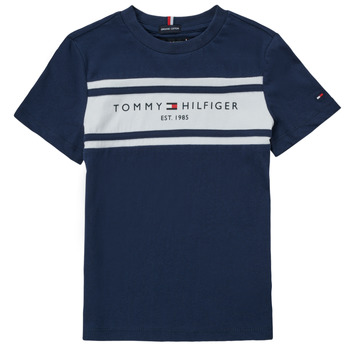 Abbigliamento Bambino T-shirt maniche corte Tommy Hilfiger DERREK Marine