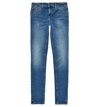 Abbigliamento Bambina Jeans skynny Tommy Hilfiger JEANNOT Blu