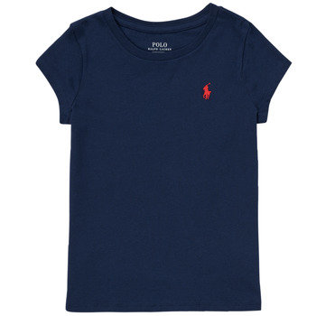 Abbigliamento Bambina T-shirt maniche corte Polo Ralph Lauren DRETU Marine