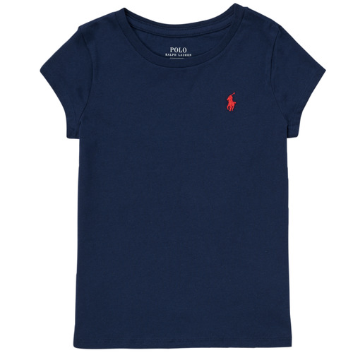 Abbigliamento Bambina T-shirt maniche corte Polo Ralph Lauren DRETU Marine
