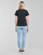 Abbigliamento Donna T-shirt maniche corte Converse STAR CHEVRON HYBRID FLOWER INFILL CLASSIC TEE Nero