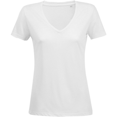 Abbigliamento Donna T-shirts a maniche lunghe Sols Motion Bianco