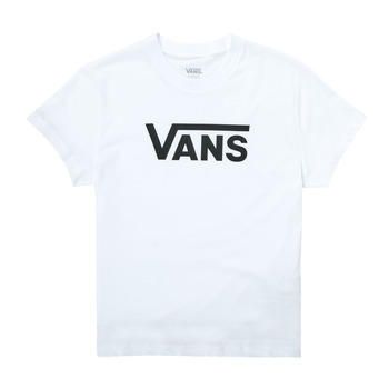 Abbigliamento Bambina T-shirt maniche corte Vans FLYING V SS Bianco