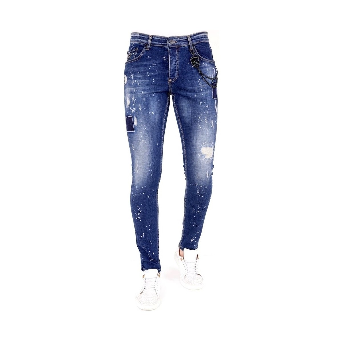 Abbigliamento Uomo Jeans slim Lf 120850906 Blu