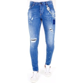 Abbigliamento Uomo Jeans slim Lf 120852696 Blu