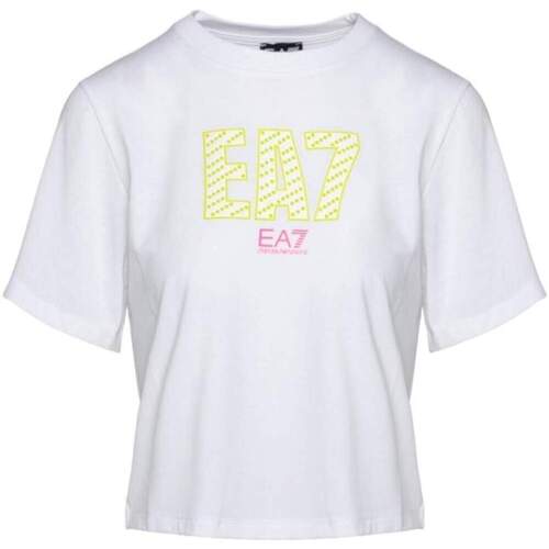 Abbigliamento Donna T-shirt & Polo Ea7 Emporio Armani T shirt EA7 3KTT23 TJ1TZ Donna Bianco Bianco