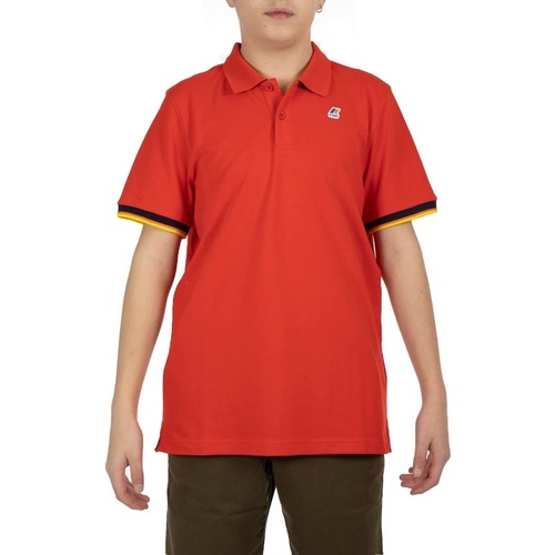 Abbigliamento Uomo T-shirt maniche corte K-Way 121514-184944 Rosso