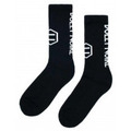 Image of Calzini Dolly Noire Calze Vertical Logo Socks - Black
