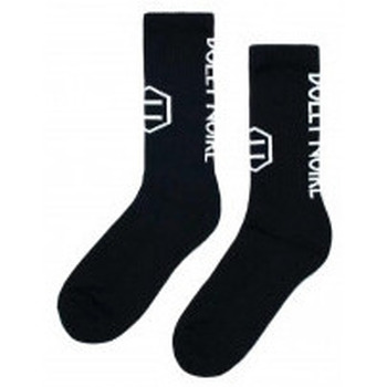 Biancheria Intima Calzini Dolly Noire Calze Vertical Logo Socks - Black Bianco