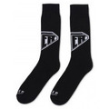 Image of Calzini Iuter Calze Logo Socks - Black