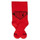 Biancheria Intima Calzini Iuter Calze Logo Socks - Red Bianco