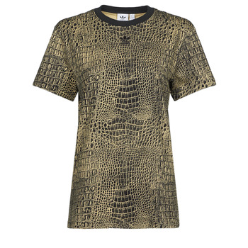 Abbigliamento Donna T-shirt maniche corte adidas Originals TEE Nero / Marrone