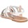 Scarpe Donna Sandali Le Salentine 1044 Sandalo Donna BIANCO/ARGENTO Multicolore