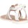 Scarpe Donna Sandali Le Salentine 1041 Sandalo Donna BIANCO/ARGENTO Multicolore