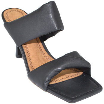 Scarpe Donna Sandali Malu Shoes Sandali donna mules nero tacco spillo 8 cm cerimonia comoda con Nero