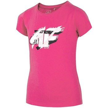 Abbigliamento Bambina T-shirt maniche corte 4F JTSD002 Rosa